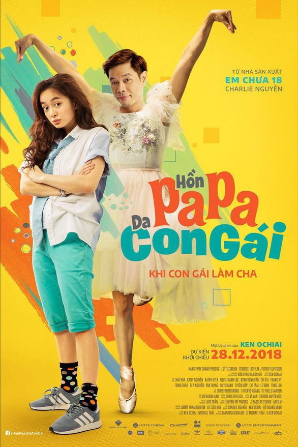 Poster phim Hồn Papa da con gái Poster phim Hồn Papa da con gái